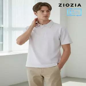 [지오지아]루즈핏 소로나 카라 반팔 티셔츠 (ABE2TT1101)