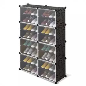 ( )큐브 신발장 조립식 현관 신발정리대 보관함 2열8단