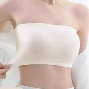 브라 노와이어 누디 브라렛 심리스 논슬립