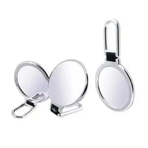 휴대용 원형 양면 손거울 2배 확대 거울 탁상거울 손거울 양면거울
