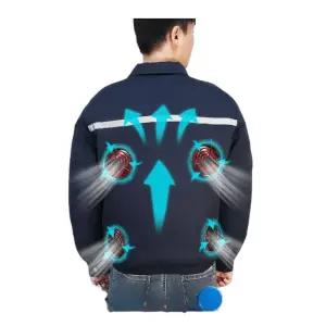 선풍기작업복 쿨림잠바 여름 밀리터리 용접 잠바 냉풍