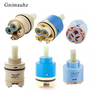 수도꼭지 믹싱 하이 스풀 밸브 세라믹 카트리지 믹서 주방 욕조 세면대 샤워 꼭지 액세서리 35mm