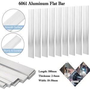 알루미늄 플랫 바 합금 플레이트 금속 사각 스트립 두께 2-8mm 너비 10-30mm 재단