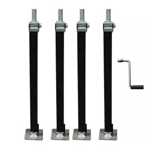 카라반 고정 텅잭 브래킷 다리 아웃트리거 고하중잭 수동 손잡이