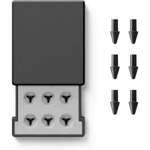 리마커블 페이퍼 프로 펜 교체 팁 정밀한 필기와 스케치를 위한 내구성 있는 탄소 충전 니브 6개 세트