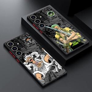 애니메이션 루피 원피스 펀다 백 폰 커버 케이스 삼성 호환 갤럭시 S20 FE S22 S23 S25 울트라 S24 플러스