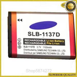 삼성 TL34HD NV106 HD i85 i100 NV30용 1100mAh SLB-1137D SLB 카메라 배터리