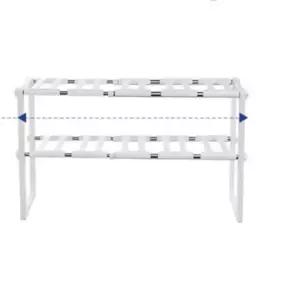 2단 싱크대 하부 선반 길이조절 주방 수납 정리 정리 후라이팬정리대