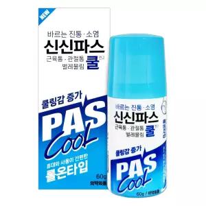 신신파스 쿨 연고 60g 롤온타입 쿨링감 벌레물림 