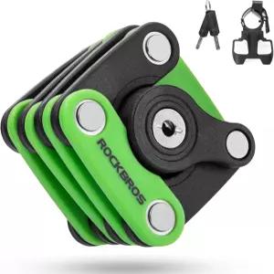 자전거 스쿠터 전기 록브로스 접이식 자물쇠 열쇠가 있는 방지 강철 장착 브래킷 및 스트랩 27인치