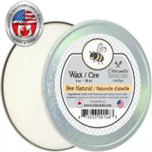 컬러란틱 클리어 밀랍 가구 광택 분필 기반 페인트 왁스 우드 도마 4온스 내추럴