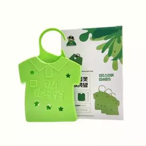 옷장용 탈취제 숲속향 걸이형 섬유 냄새 제거제 3개입