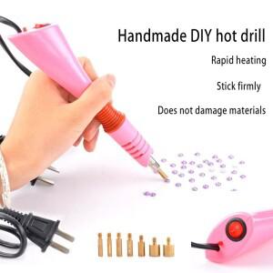 수제 DIY 다이아몬드 다림질 펜, 선물 제작, 의류 보석 추가, 아티팩트, 플러그인 용접 수공구