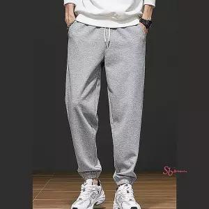 조거 밴딩 여자 바지 조커 여름 조그 남자 팬츠 운동 청소년 학생 스? 회색 무지 베이직 츄리닝def7