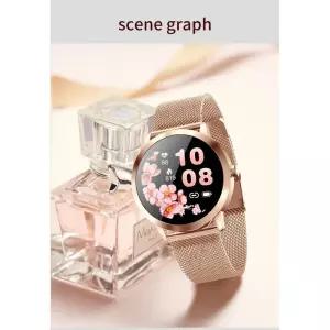 스마트워치 Q8H 스마트 워치 혈압 혈액 산소 모니터링 심박수 정보 푸시 여성 팔찌 IP67 방수 vario