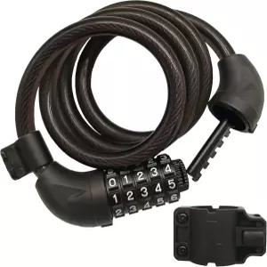 량고 자전거 자물쇠 4피트 헤비 듀티 방지 5자리 조합 마운팅 브래킷이 있는 케이블 로드 바이크 산악