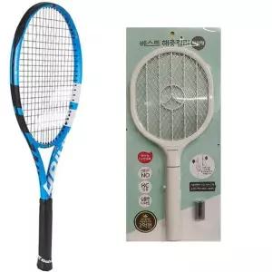 [골드스마일]전자모기채 타원형 전기모기채 삼정947 심플 중형 전