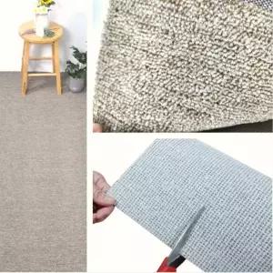 방염 카페트 루프롤 사무실 베란다 바닥재 120x100cm 베이지