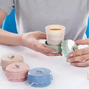 백패킹 등산용 휴대용 접이식 컵 캠핑 폴딩 물컵 아웃도어