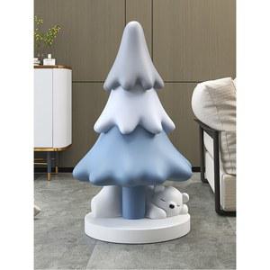 거실 대형 크리스마스 트리 홈파티 데스크탑 LED 성탄절 소품 세트 (높이 실내 패키지