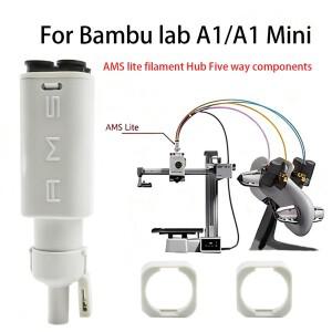 3D 프린터 AMS Lite 필라멘트 허브 5방향 부품 스위치 소모품, Bambu lab A1/A1 Mini 프린팅