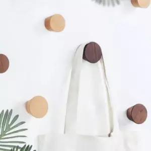 [JED] 나무벽걸이 원형느티나무 우드후크 원목행거 옷걸이