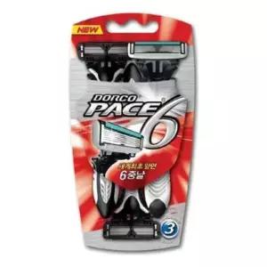 DORCO 도루코 페이스6중날 면도기(3P)