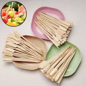 주방용 손잡이 꼬지 200개입 해산물 바비큐 오뎅 꼬지