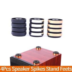 호환 4개/대 HIFI 오디오 스피커 앰프 충격 방지 흡수기 피트 패드 절연 스탠드 카메라 삼각대용 크랩 클로