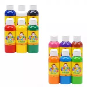 키즈 핑거페인트 120ml 6색 세트