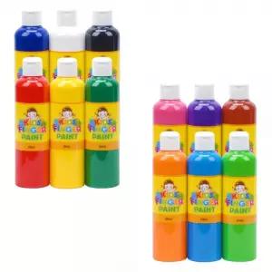 키즈 핑거페인트 250ml 6색 세트