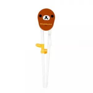 리락쿠마 연습용젓가락(얼굴)(브라운)