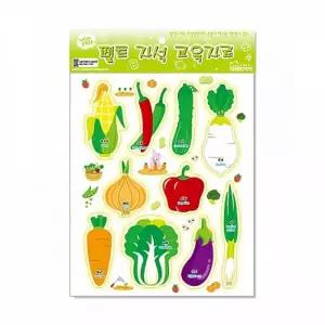 (2개묶음)펠트자석교구 모형류 야채