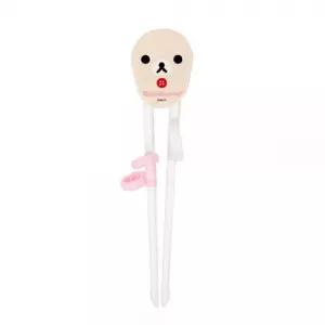리락쿠마 연습용젓가락(얼굴)(핑크)