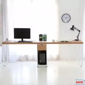 50T상판 철다리 본체통 2400 2인용책상 G-309