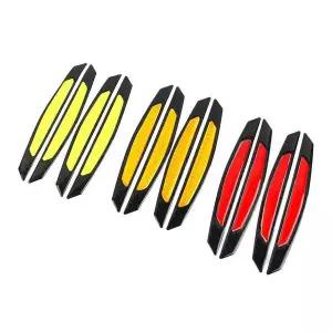 [에이치플러스몰]반사스티커 문콕방지 검정테두리 리플렉터스티커