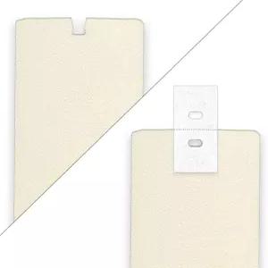 30세트 60개 수직 블라인드 교체 슬랫 패널 수리 탭 키트 투명 아파트 고정 장치 수평 부품