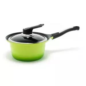 [콩심팥심]세라믹냄비 키친아트 편수 통주물 세라믹 S 라면 냄비 18cm