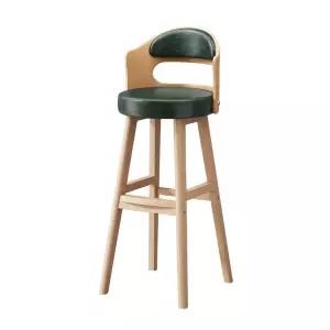 원목바체어 등받이 높은의자 고급 인테리어 카페 고탄성스펀지 인체공학디자인