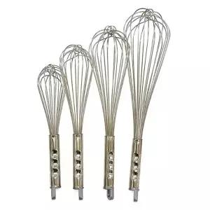 [골드스마일]실리콘주방용품 쿨샵 주방조리도구 거품기 짧은손잡이 스텐레스