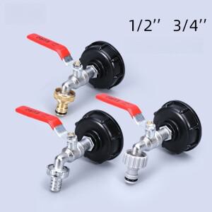 S60x6 거친 스레드 IBC 탱크 탭 커넥터 X 1/2 