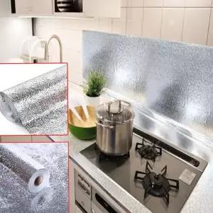 가스 레인지 시트지 방수 레인지은박 알루미늄 주방 시트지 싱크대 타일 접착 테이블 대형 식탁