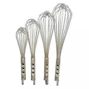 [RIZPICK]실리콘주방용품 쿨샵 주방조리도구 거품기 짧은손잡이 스텐레스