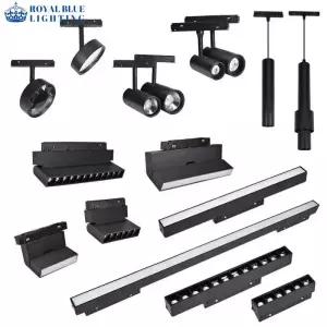 레일조명부속 레일등 자석 트랙 라이트 LED 현대 천장 조명 스포트라이트 그릴 통 내장형 거실 매장 쇼핑몰