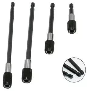 예초기 부품 60-300mm 연장 스크루 드라이버 드릴 비트 홀더 나사 너트 세트용 1/4 인치 마그네틱 육각 확