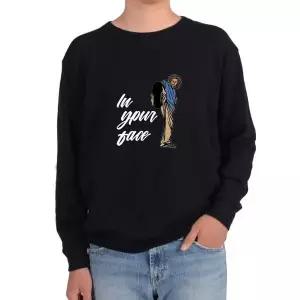 [RIZPICK]맨투맨 건달 폭력 무시 얼굴 face그림 전색상 사이즈