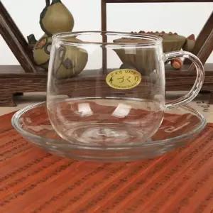 투명유리컵 다기 컵찻잔 음료 물잔 유리컵 내열유리