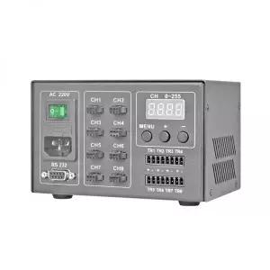 레일조명부속 레일등 120W 8채널 디지털 머신 비전 LED 광원 디머 조명 제어용