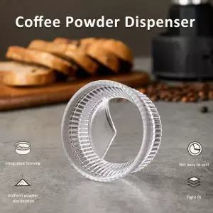 침칠봉 모카 포트 파우더 디스펜서 커피 도징 링 비 압력 회전 플랫 디스트리뷰터 가정용