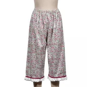 여성 꽃무늬 레이스 7부 파마자 바지 파자마파티 선물